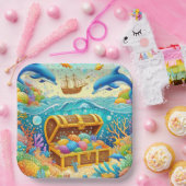 海洋生物 ペーパープレート (パーティー)