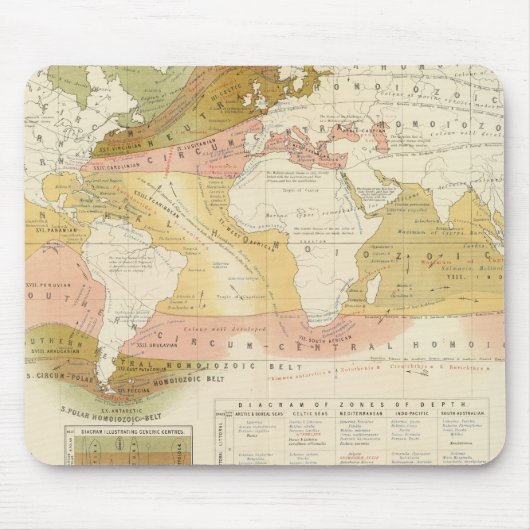 海洋生物 マウスパッド (正面)