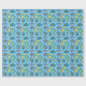 海洋生物 ラッピングペーパー (フラット)