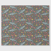 海洋生物 ラッピングペーパー (フラット)