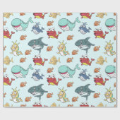 海洋生物 ラッピングペーパー (フラット)