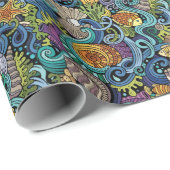 海洋生物 ラッピングペーパー (ロールコーナー)