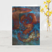 海洋生物（大） カード (黄色い花)