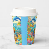 海洋生物 紙コップ (左)