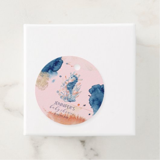 海洋生物 | Seahorseベビーシャワー フェイバータグ (インサイチュ)