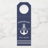 海洋航海のいかり海レイクハウス ボトルネックタグ (正面)