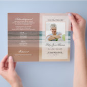 海洋葬儀プログラム | 愛する人の記憶に チラシ (手)