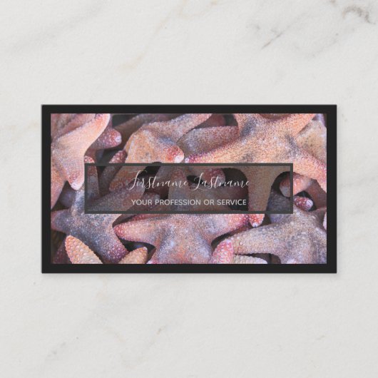 海洋装飾の専門家と海愛好家のために 名刺 (正面)