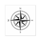 海洋調査コンパス セルフインキングスタンプ (デザイン)