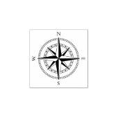 海洋調査コンパス ラバースタンプ (インプリント)