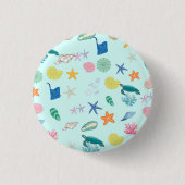 海洋魔法 缶バッジ (正面)