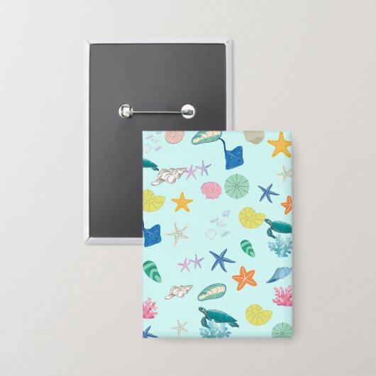 海洋魔法 缶バッジ (正面/裏面)