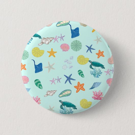 海洋魔法 缶バッジ (正面)