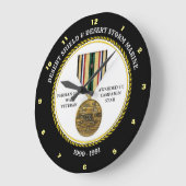 海洋1つ星/砂漠遮蔽&嵐 ラージ壁時計 (傾斜)