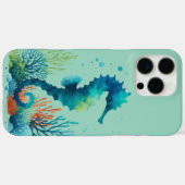 海洋/ビーチ/海岸のタツノオトシゴアート Case-Mate iPhoneケース (裏面 (横))