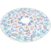 海洋 ブラッシュドポリエステルツリースカート (アングル)