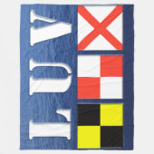 海洋LOVEスタイル フリースブランケット (正面)