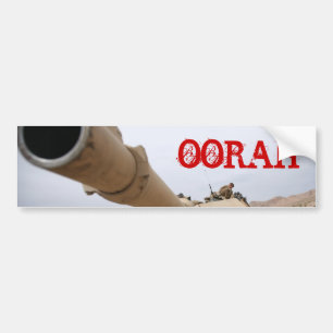 海洋M1、OORAH バンパーステッカー