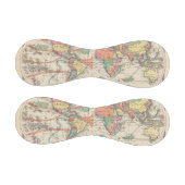 海流と貿易風の世界地図 野球ボール (パネル)