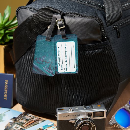 海流インスパイア ラゲッジタグ (正面&裏面)