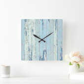 海流木 スクエア壁時計 (ホーム)