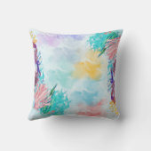 海海カラフルかわいいベビータコのギフト クッション (裏面)