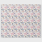 海海サンゴ生物の水中世界 ラッピングペーパー (フラット)