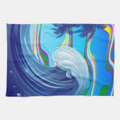 海海ビッグウェーブ水 キッチンタオル (横)