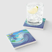 海海ビッグウェーブ水 ストーンコースター (横)