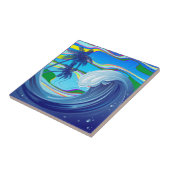 海海ビッグウェーブ水 タイル (側面)