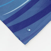 海海ビッグウェーブ水 フリースブランケット (角)