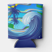 海海ビッグウェーブ水 缶クーラー (正面)