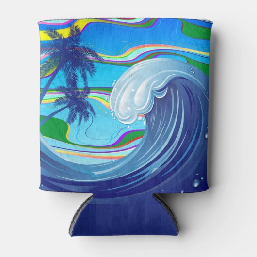 海海ビッグウェーブ水 缶クーラー (正面)