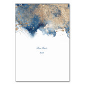 海海中おもしろいファクト番号テーブルカード テーブルナンバー (裏面)