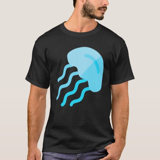 海海中クラゲのクラゲのクラゲ6 Tシャツ (正面)