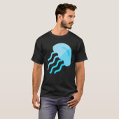 海海中クラゲのクラゲのクラゲ6 Tシャツ (正面フル)