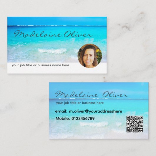 海海写真旅行プロフェッショナル名刺 名刺 (正面/裏面)