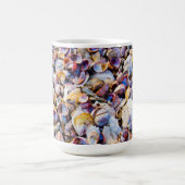 海海岸による海の貝 コーヒーマグカップ (中央)