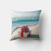 海海岸クリスマスプレゼント クッション (裏面)