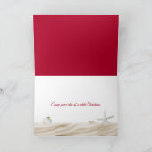 海海岸クリスマスプレゼント シーズンカード (内部)