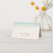 海海岸線ビーチ披露宴 プレイスカード (裏面)