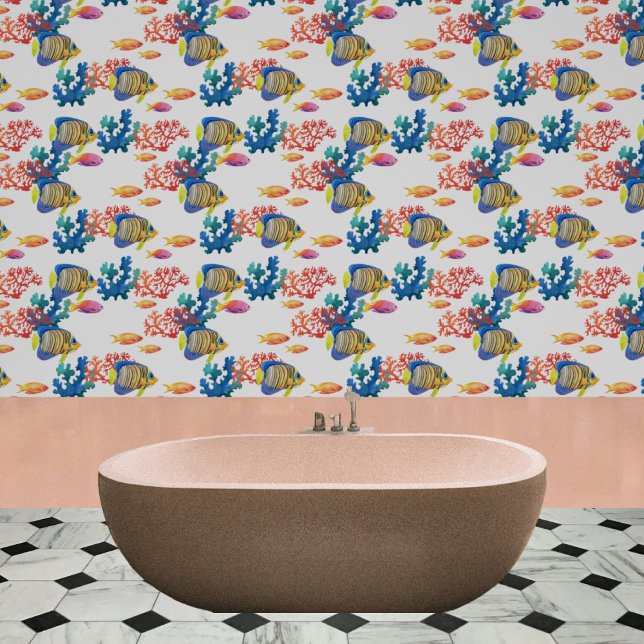 海海底魚とサンゴ礁 壁紙 (クリエイターアップロード済み)