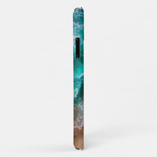 海海波ビーチ航海の名前をカスタムする Case-Mate iPhoneケース (裏面/右)