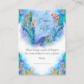 海海獣ベビーおむつラッフル エンクロージャーカード (正面)