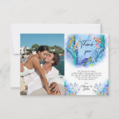 海海獣ベビーシャワーサンキューカード サンキューカード (正面)