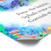 海海獣モモモザバードリンクサイン ポスター (角)