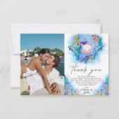 海海獣赤ちゃんシャワー サンキューカード (正面)