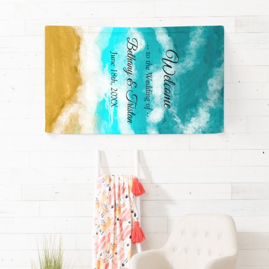 海海辺結婚沿岸 横断幕 (インサイチュ)