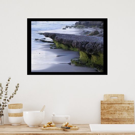 海浸食による新生活の息吹 ポスター (キッチン)