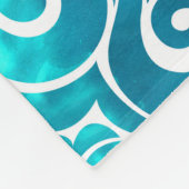 海渦巻形の フリースブランケット (角)